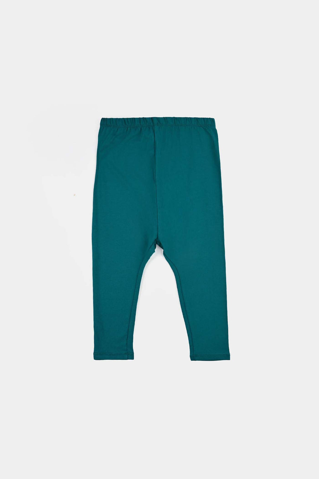 Infant Girls Jersey/Terry Tights - Green