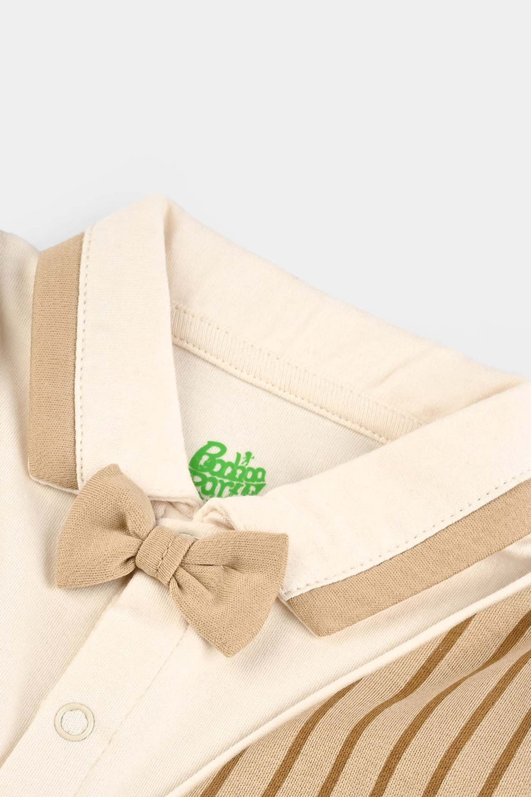 Infant Boys Cotton Interlock Suit BROWN CHIC SUIT