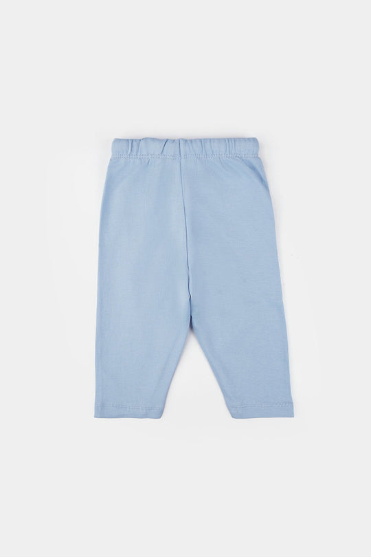 Infant Girls Cotton Interlock Suit LITTLE FAIRY-Powder Blue