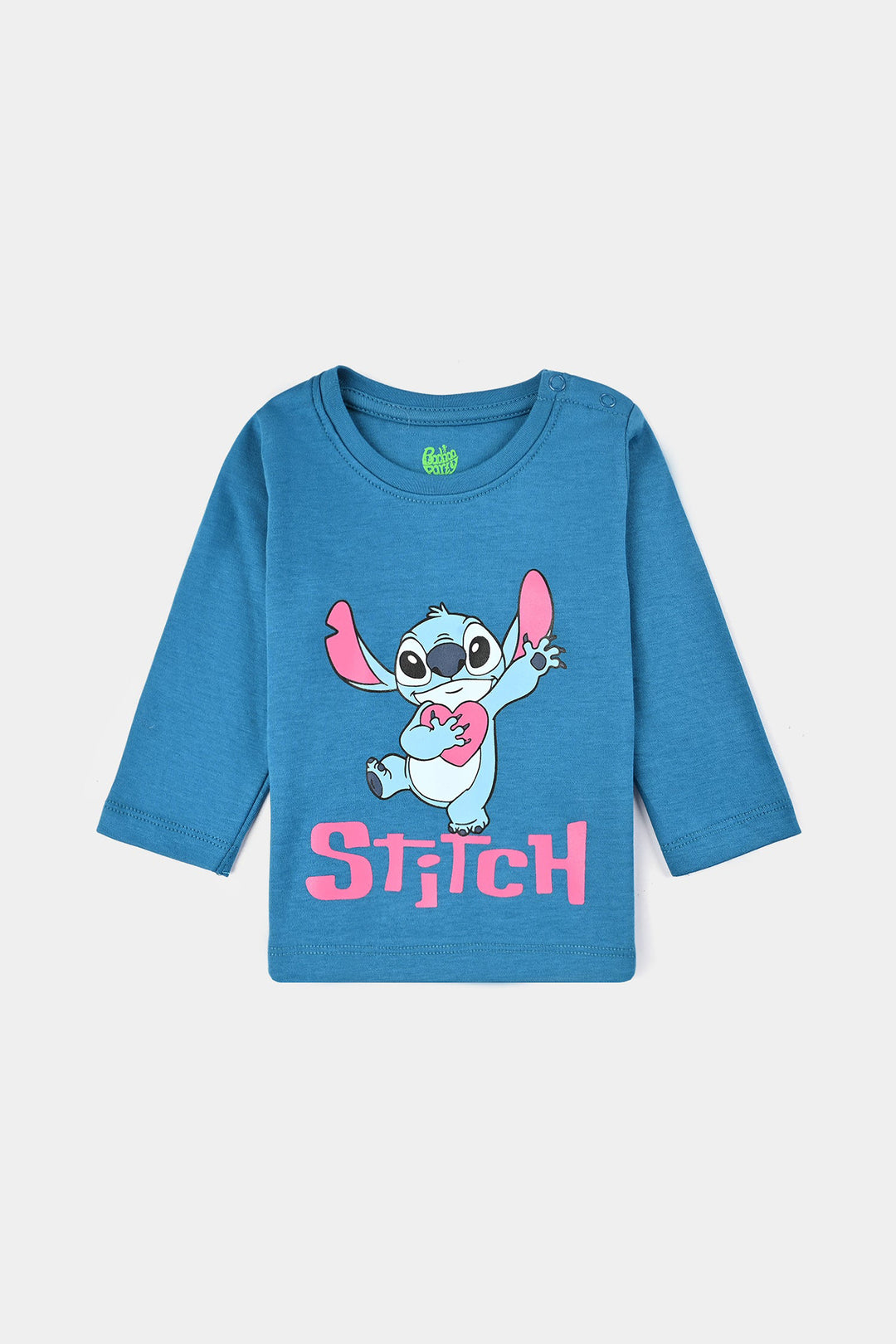 Infant Girls Cotton Interlock Suit STITCH-Blue