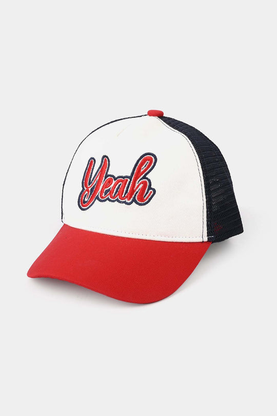 Kids Cap-Yeah-WHITE