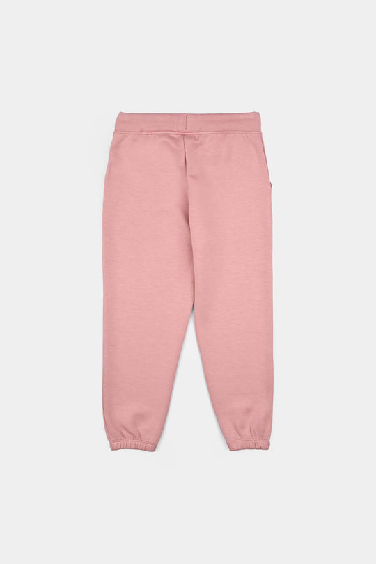 Girls Microfiber Interlock Pajama HEARTS-PINK