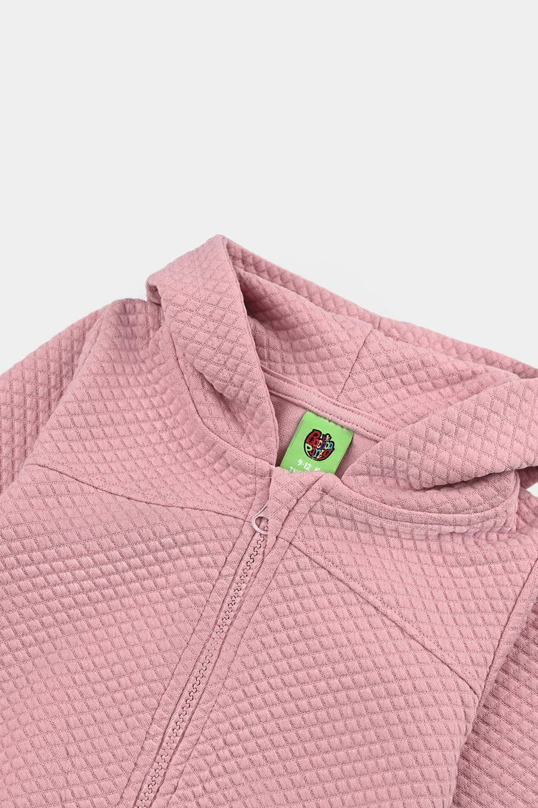Infant Girls Jacquard Jacket PINK QUILTED-Pink