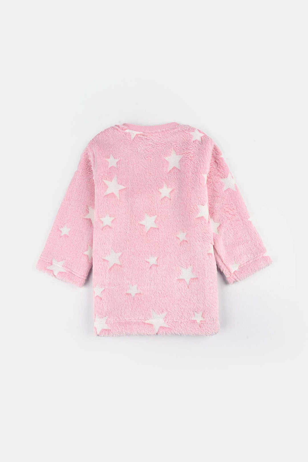 Infant Girls Sherpa Suit - Pink