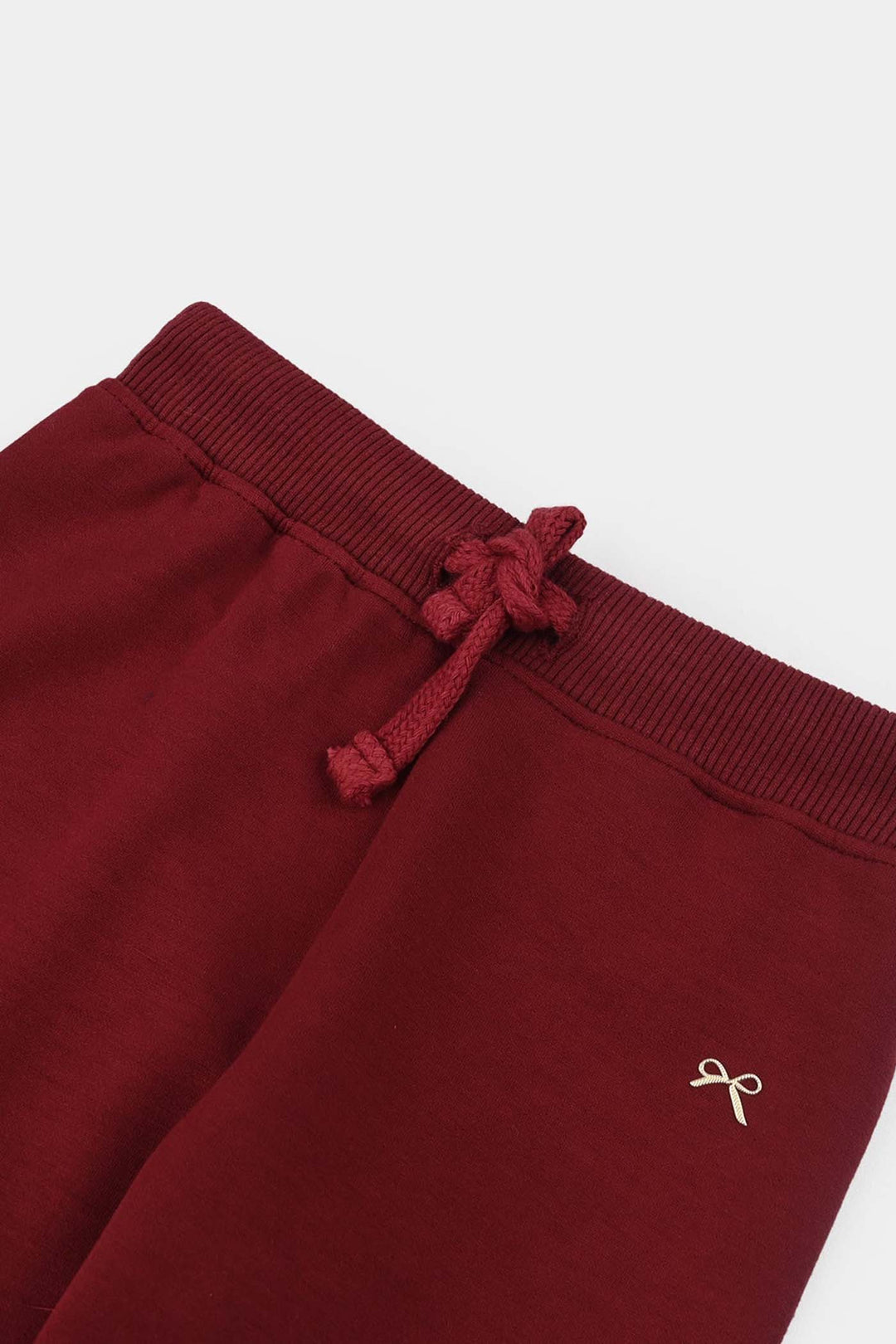 Infant Girls Microfiber Interlock Pajama GOLDEN BOW-RED