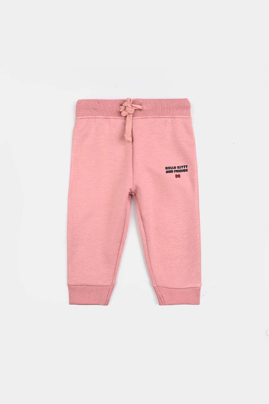 Infant Girls Microfiber Interlock Pajama-PINK