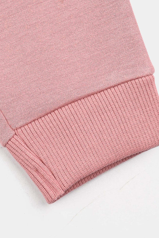 Infant Girls Microfiber Interlock Pajama-PINK