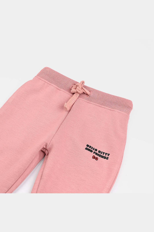 Infant Girls Microfiber Interlock Pajama-PINK