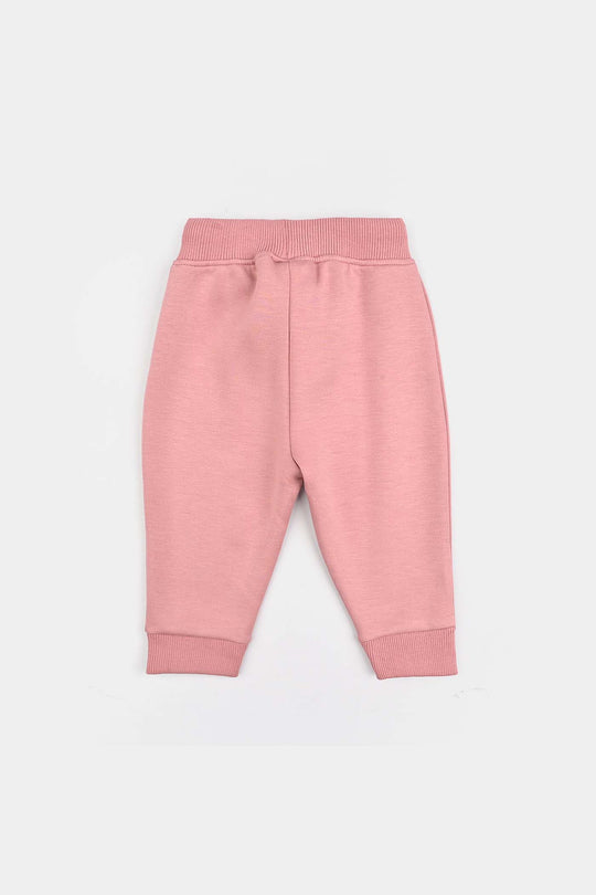 Infant Girls Microfiber Interlock Pajama-PINK