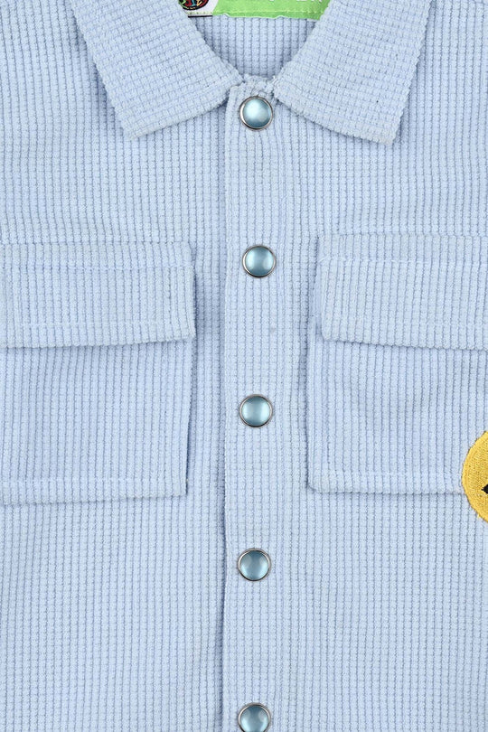 Infant Boys Corduroy Suit - Light Blue