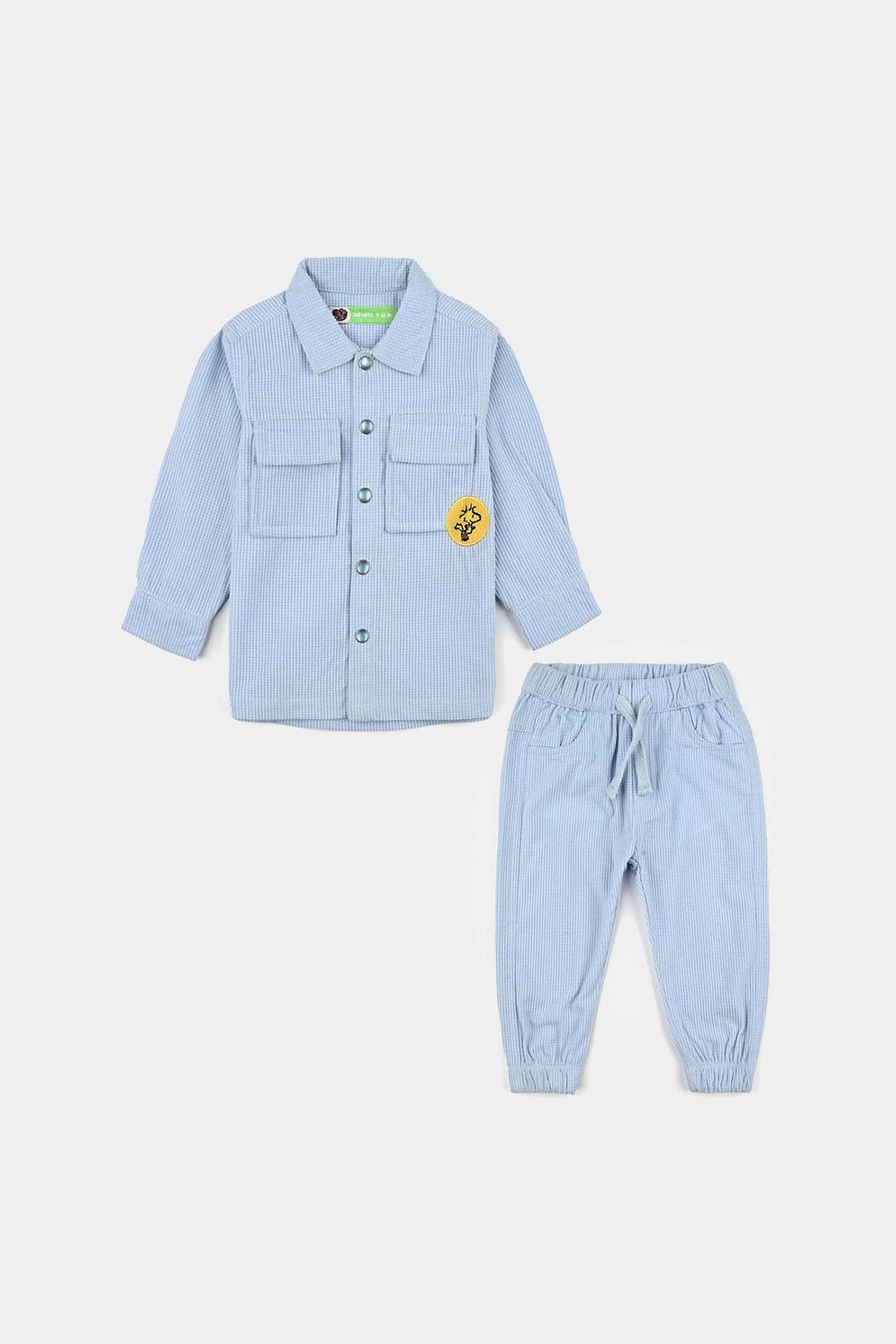Infant Boys Corduroy Suit - Light Blue