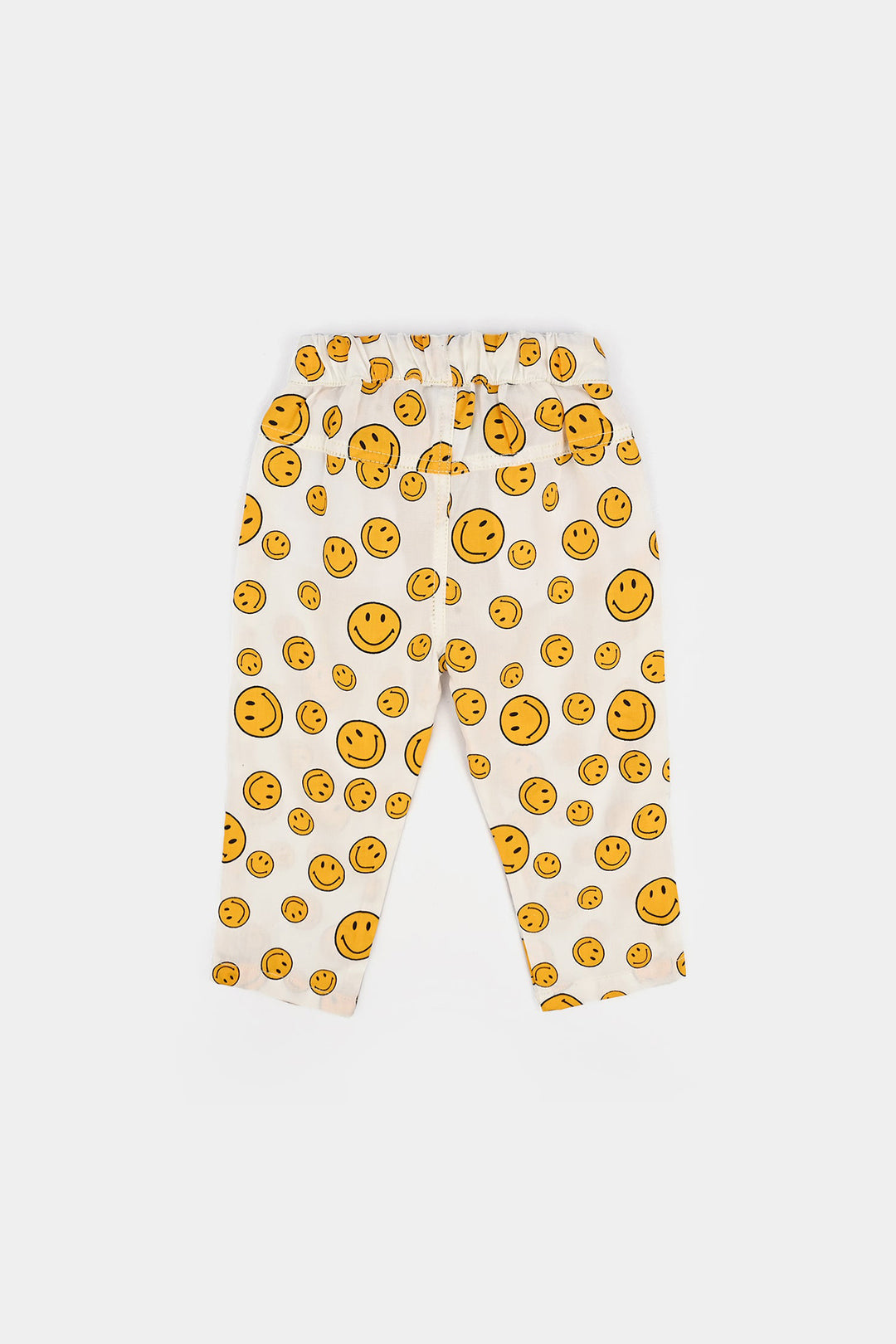 Infant Boys Cotton Poplin Suit-Smile - Off White