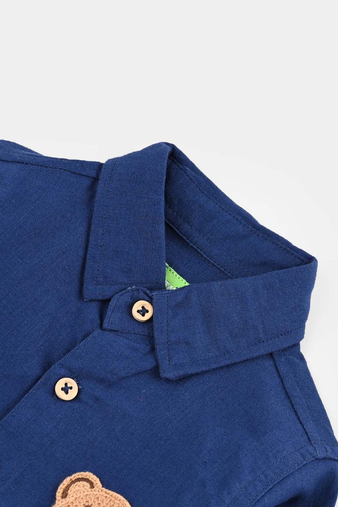 Infant Boys Cotton Suit-Im New Here-BLUE