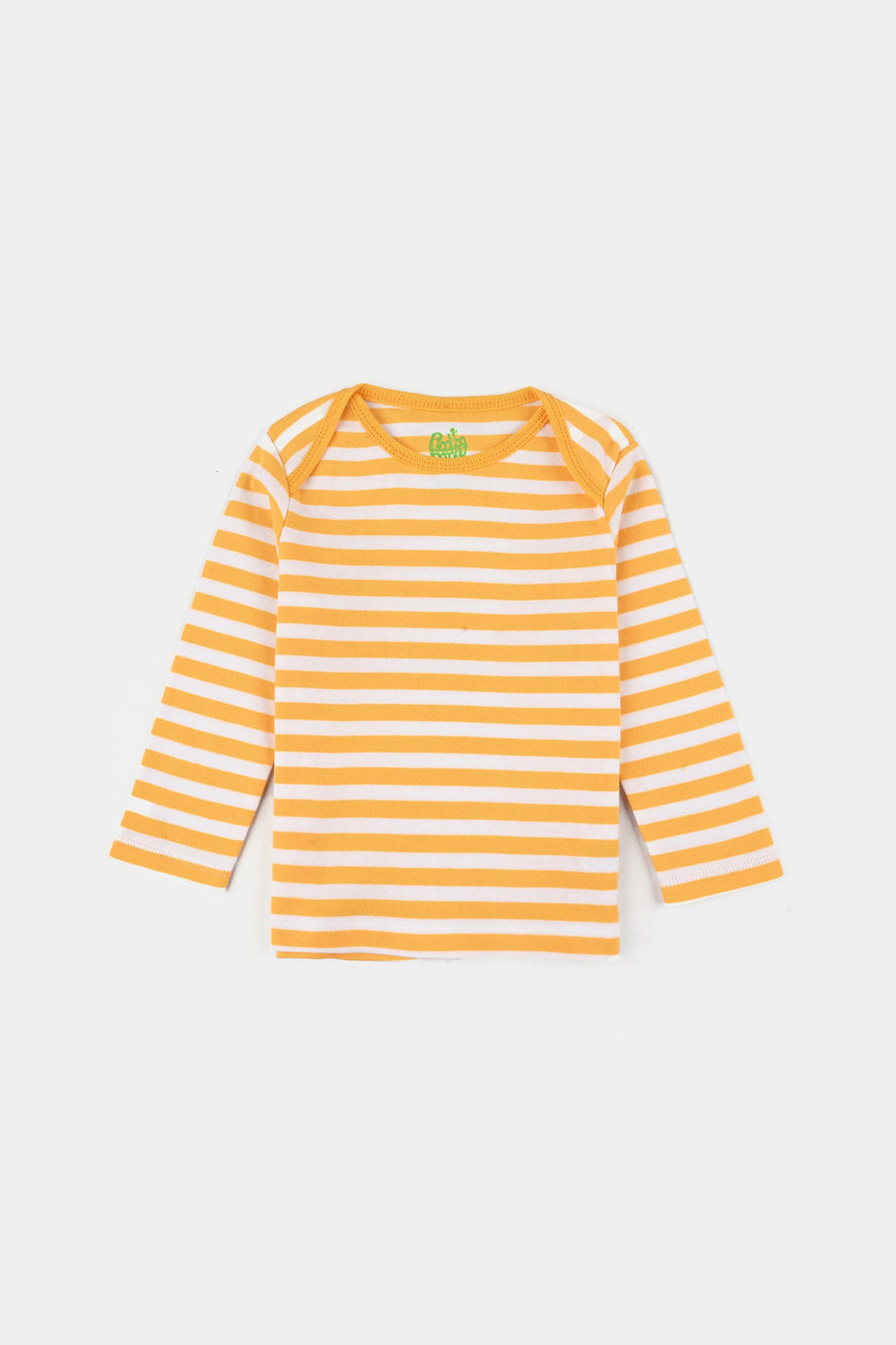 Infant Boys Cotton Interlock T-Shirt F/S Pack OF 3-Yellow/White