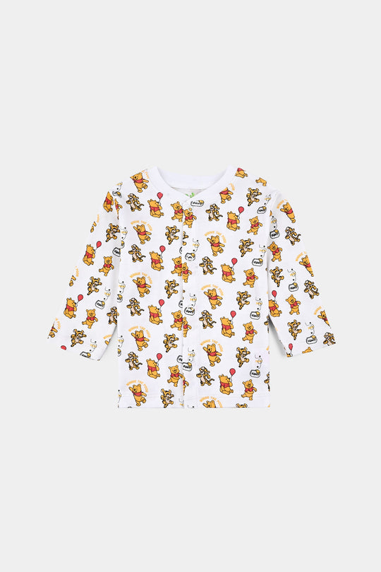 Infant Boys Cotton Interlock Cardigan Pack OF 3 - Yellow White