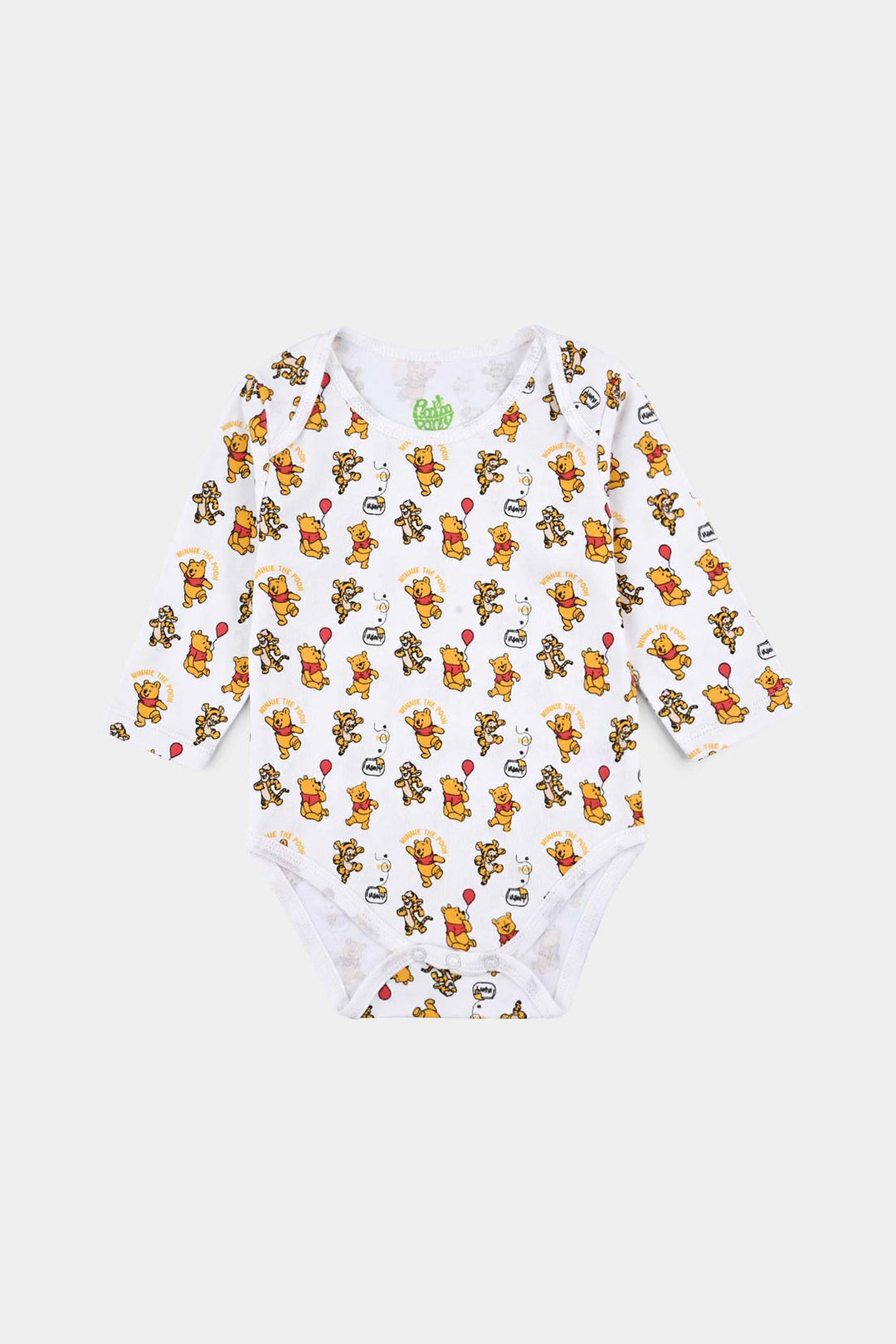 Infant Boys Cotton Interlock Basic Romper F/S Pack OF 3-Yellow/White