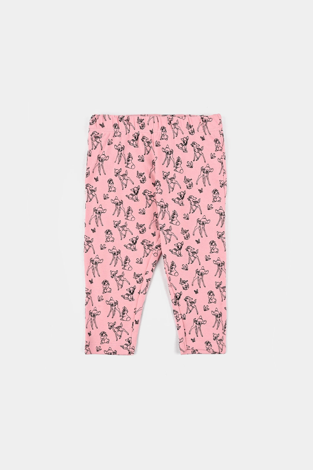 Infant Girls Cotton Interlock Bambi Pyjama Pack OF 3 - Pink.White