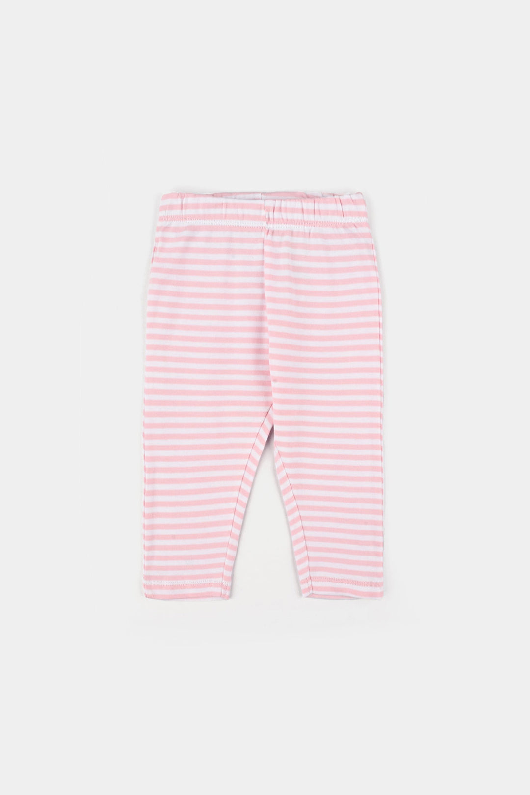 Infant Girls Cotton Interlock Bambi Pyjama Pack OF 3 - Pink.White