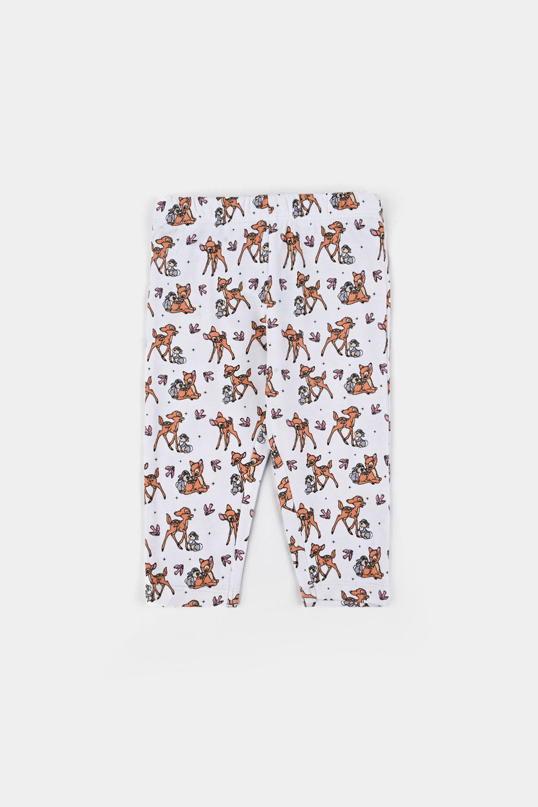 Infant Girls Cotton Interlock Bambi Pyjama Pack OF 3 - Pink.White