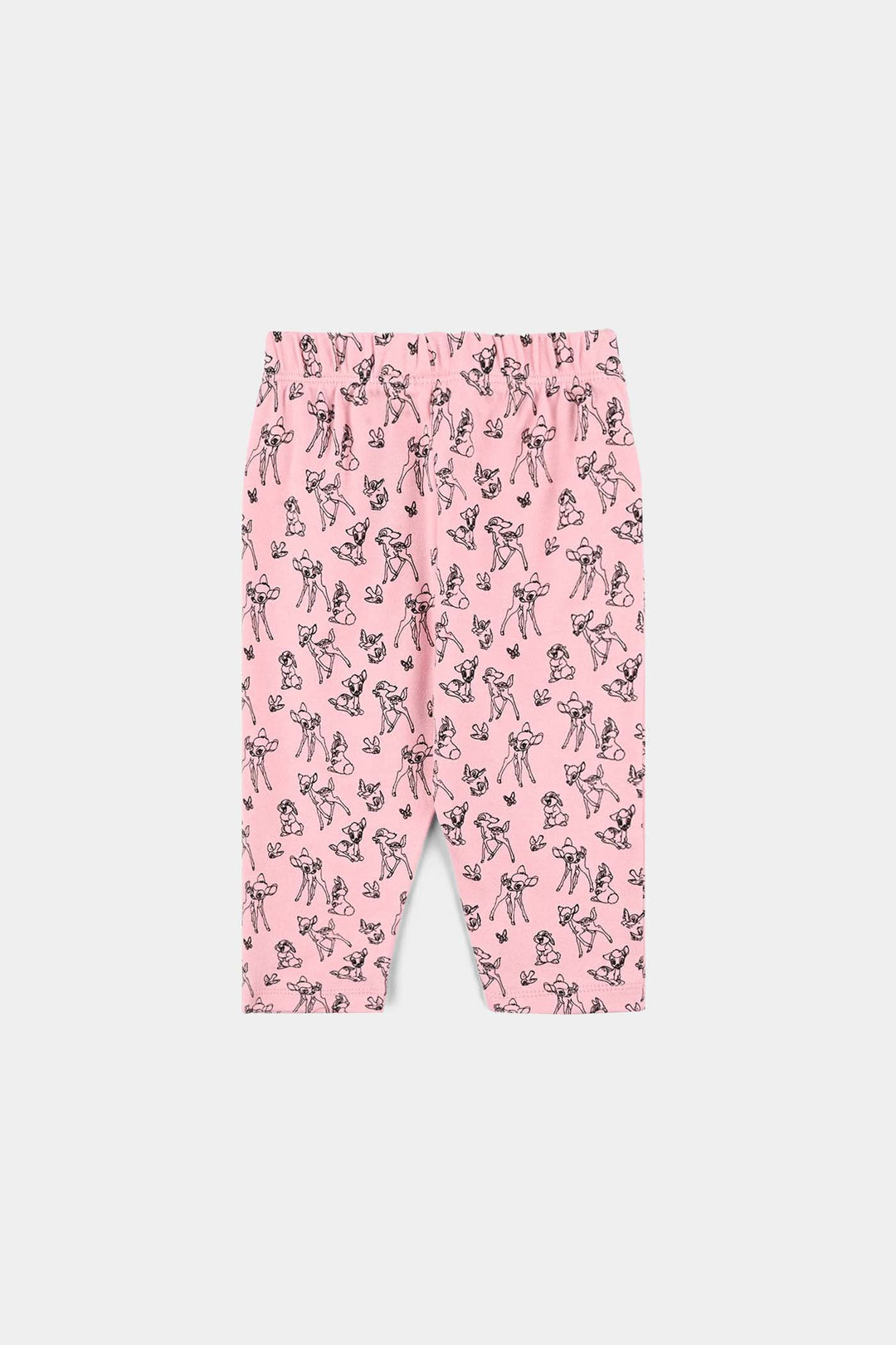 Infant Girls Cotton Interlock Bambi 3 Piece Suit - Pink/White