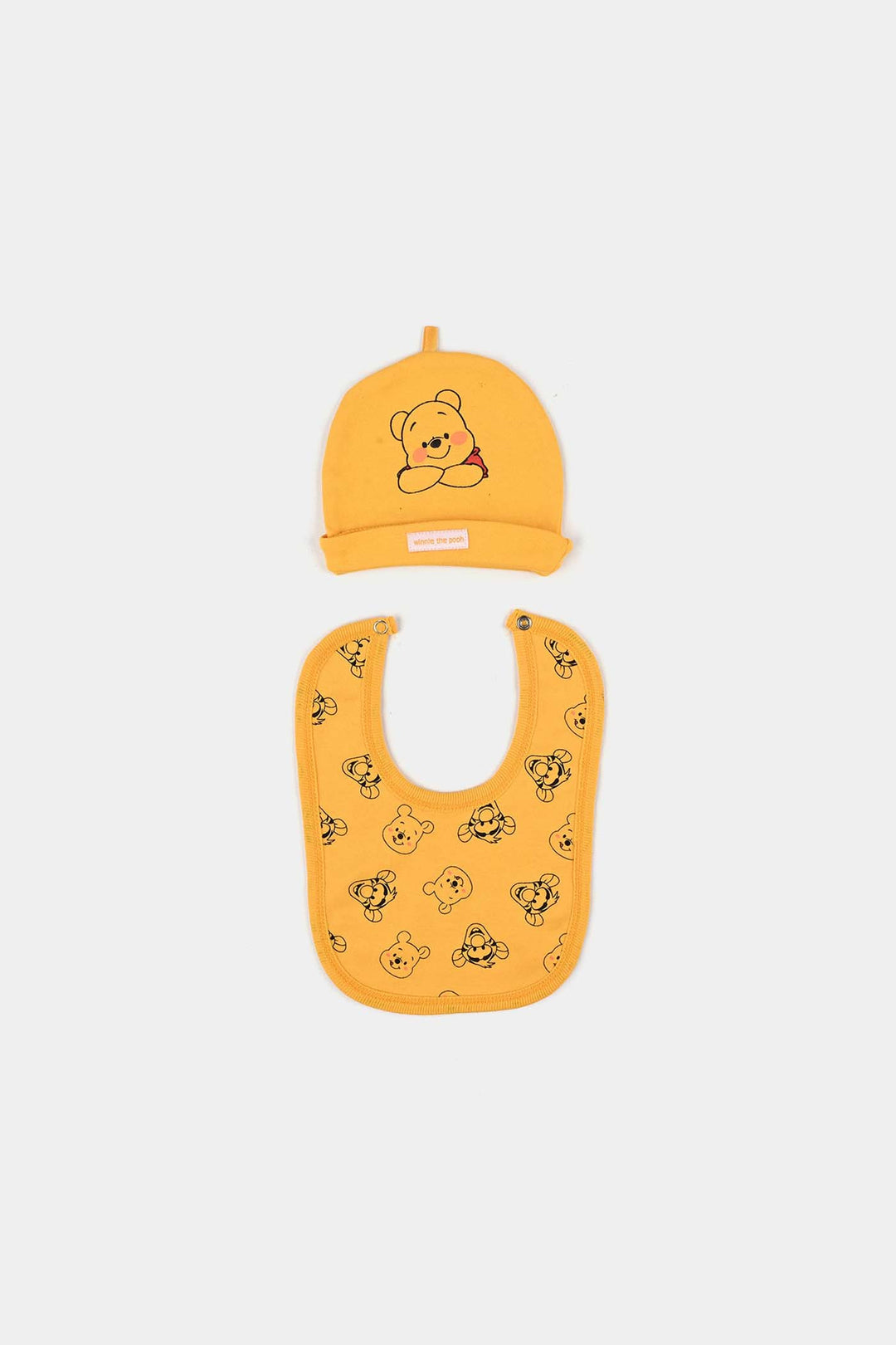 Infant Boys Cotton Interlock 4 Piece Suit Set-Yellow