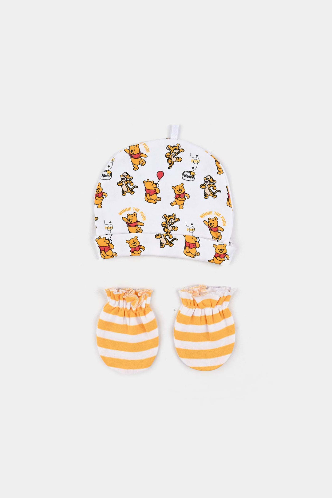 Infant Boys Cotton Interlock 4 Piece Set-White