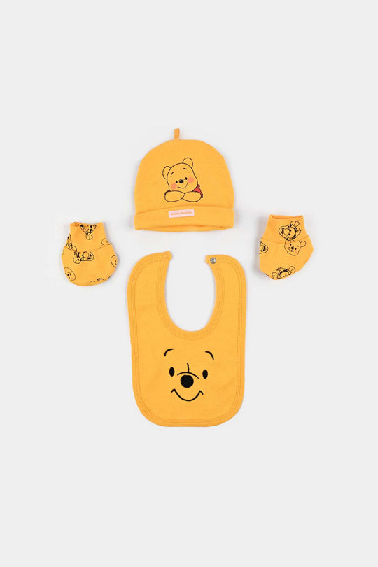 Infant Boys Cotton Interlock 6 Piece Set - Yellow