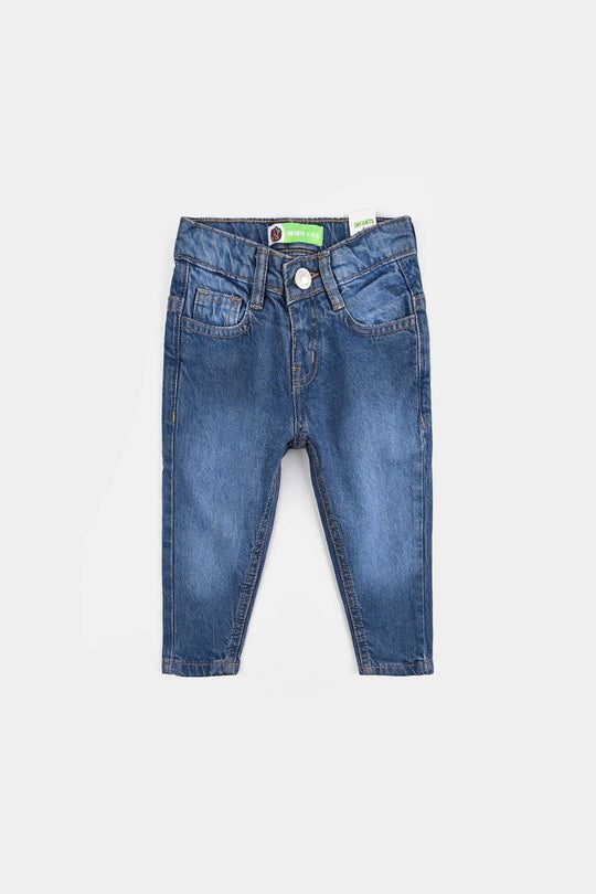 Infant Boys Cotton Interlock Pant + Tee F/S-Yellow