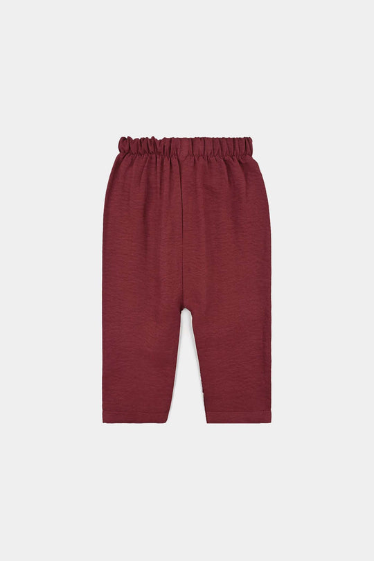 Infant Girls Viscose Nightwear -Basic-Red