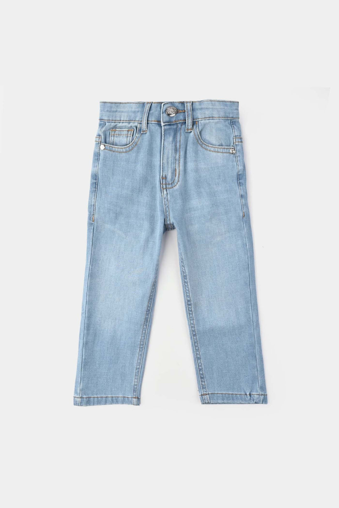 Girls Denim rigid Basic Pants - Light Blue