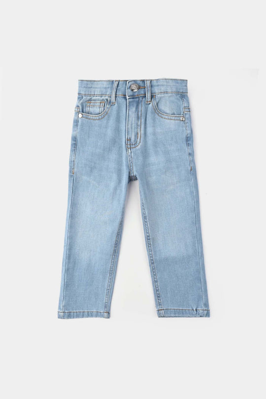 Girls Denim rigid Basic Pants - Light Blue