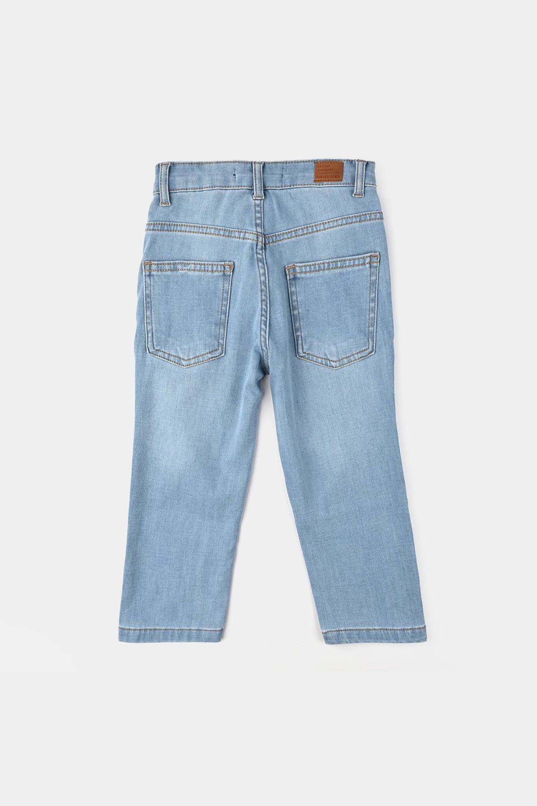 Girls Denim rigid Basic Pants - Light Blue