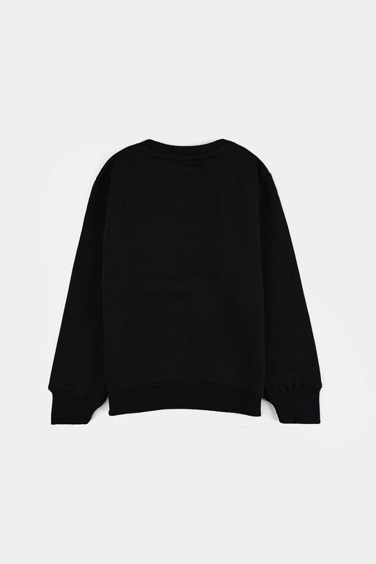 Boys Fleece Sweatshirt Black Today