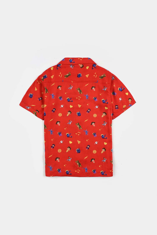 Girls Viscose Nightwear - Red