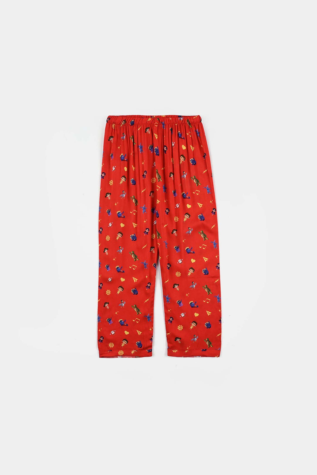 Girls Viscose Nightwear - Red