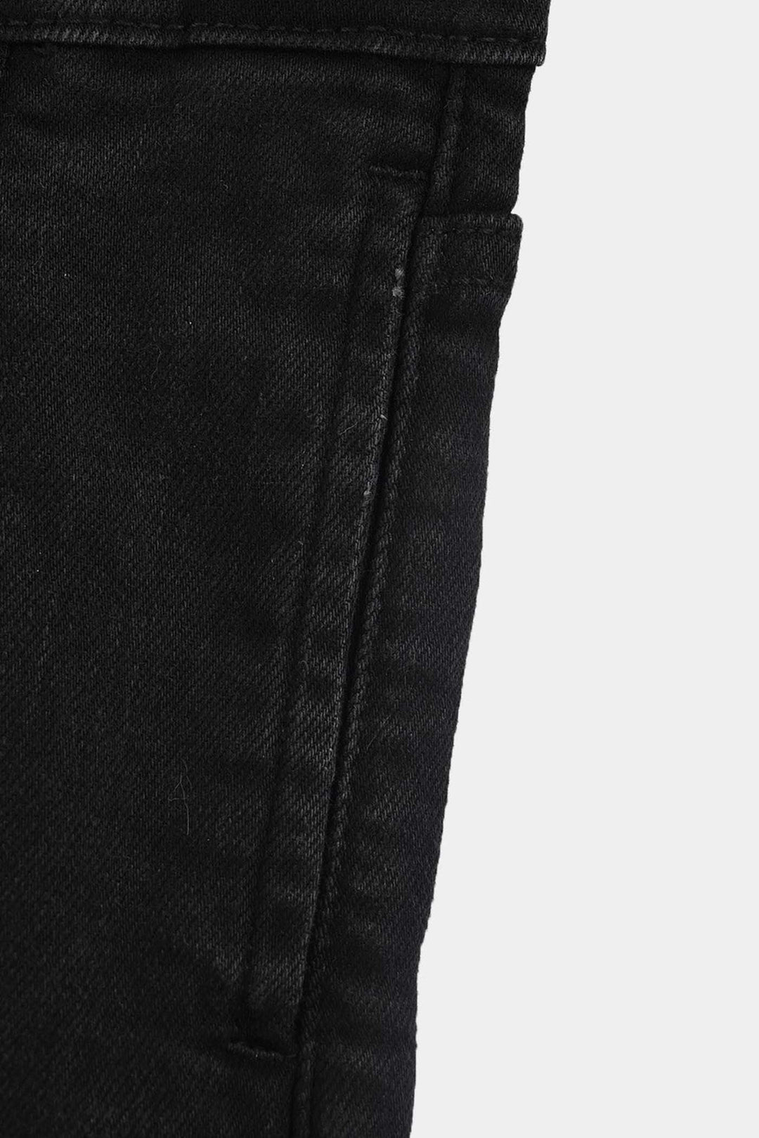 Boys Denim Stretch Pant Black Cut And Sew-BLACK