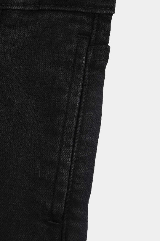 Boys Denim Stretch Pant Black Cut And Sew-BLACK