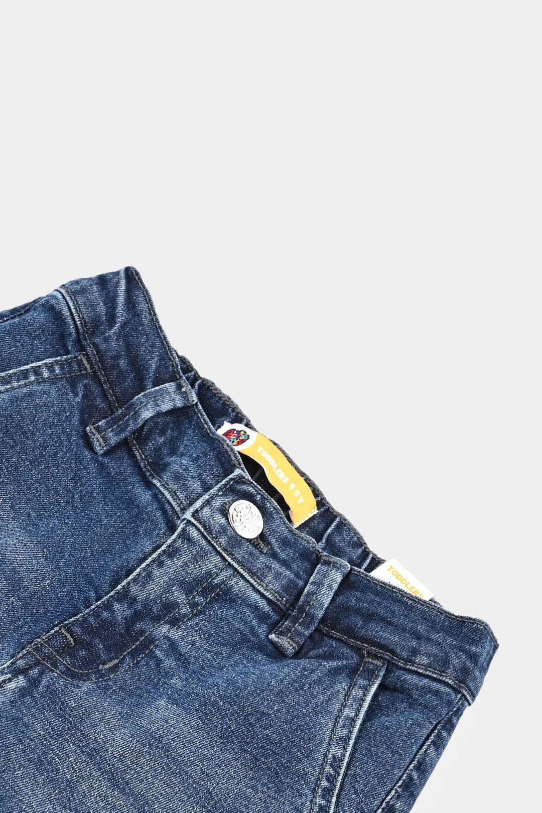 Boys Denim Stretch Pant - Mid Blue