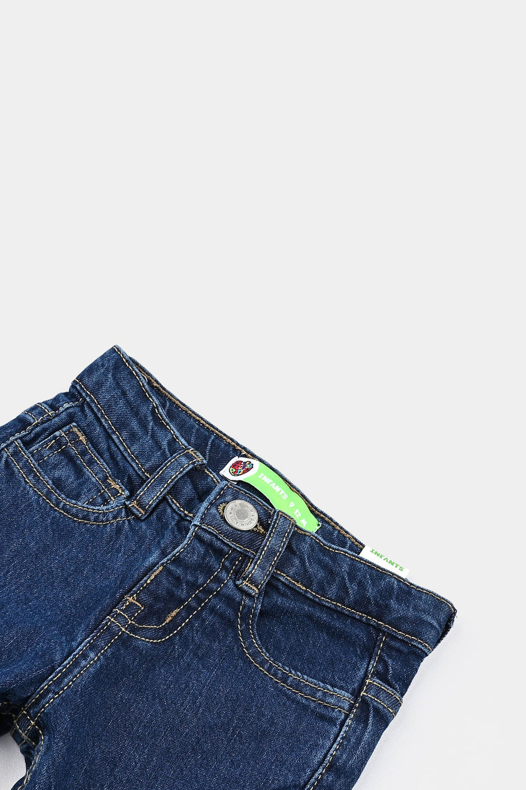 Infant Boys Denim Stretch Pant Basic - DARK BLUE