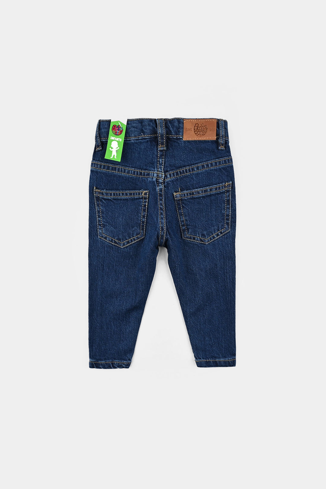 Infant Boys Denim Stretch Pant Basic - DARK BLUE