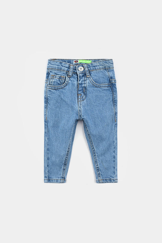 Infant Boys Denim Stretch Pant Basic - LT.Blue