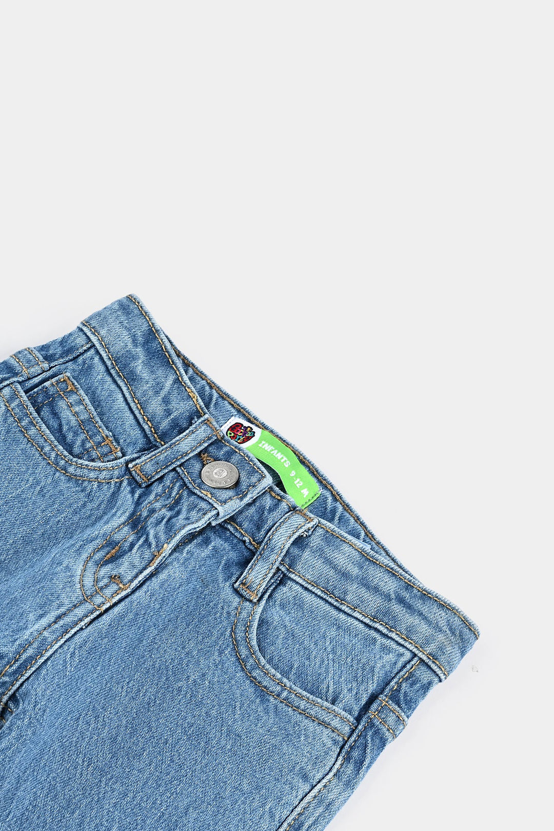 Infant Girls Denim Stretch Pant Basic - LT.Blue