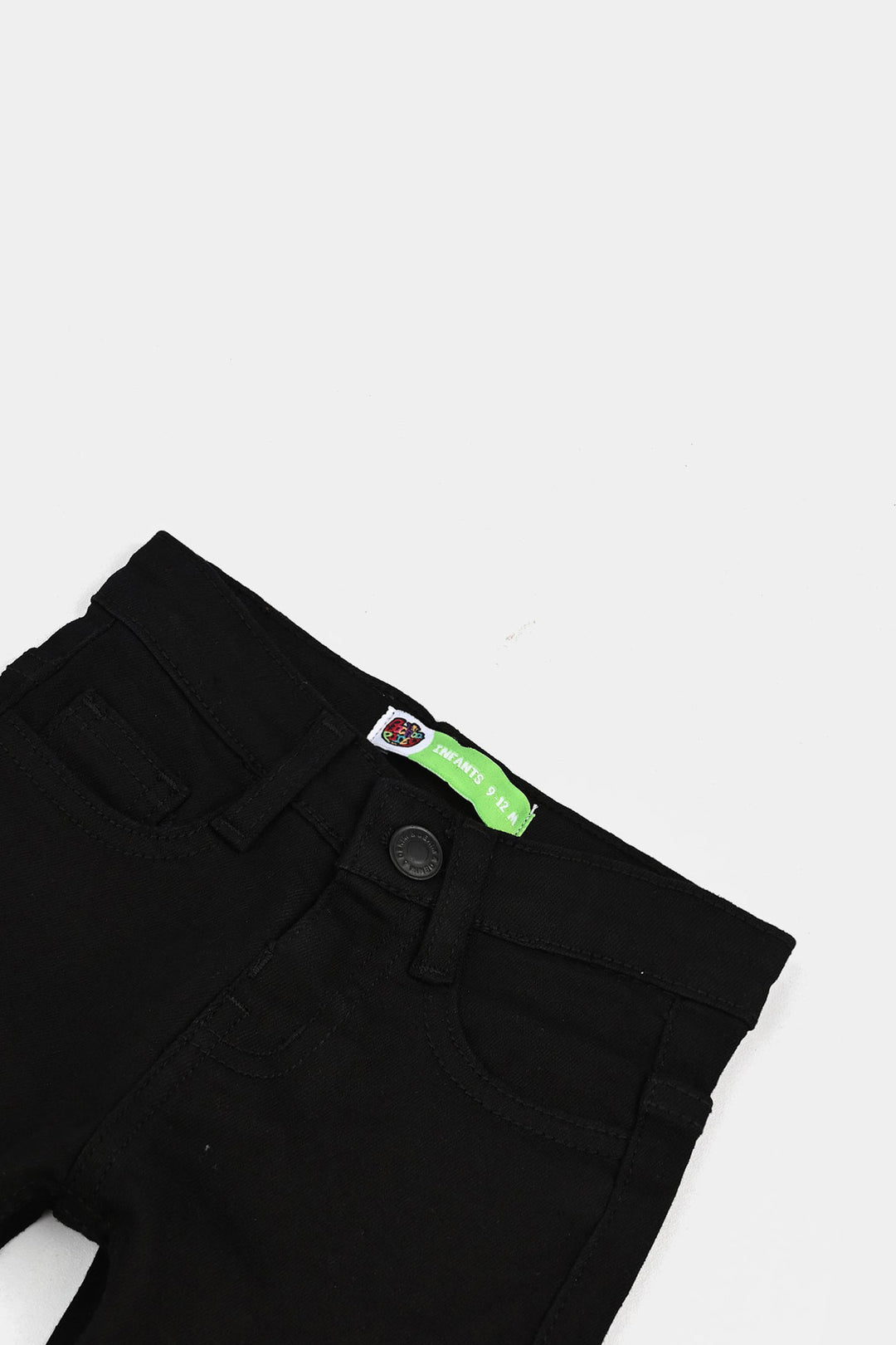 Infant Girls Denim Stretch Pant Basic - BLACK