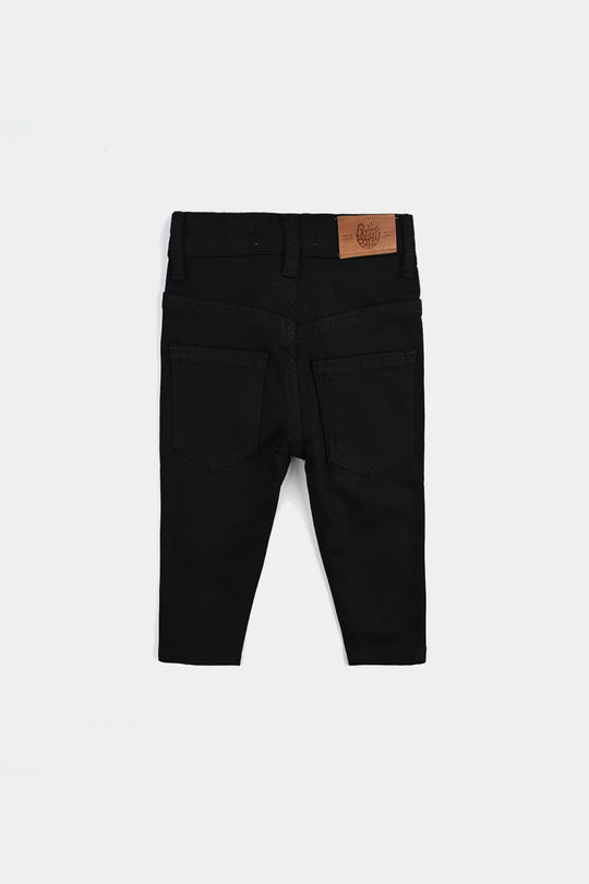 Infant Boys Denim Stretch Pant Basic - BLACK