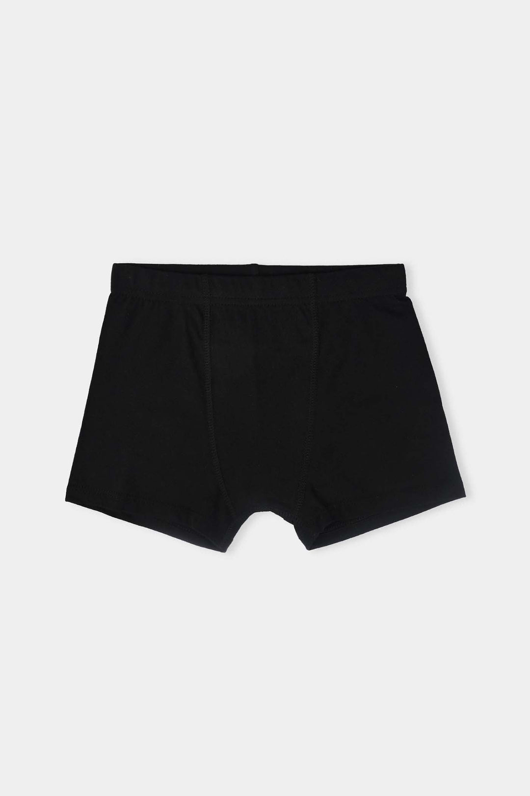 Boys Cotton Jersey Basic Boxer (Pack Of 2) - Black/White