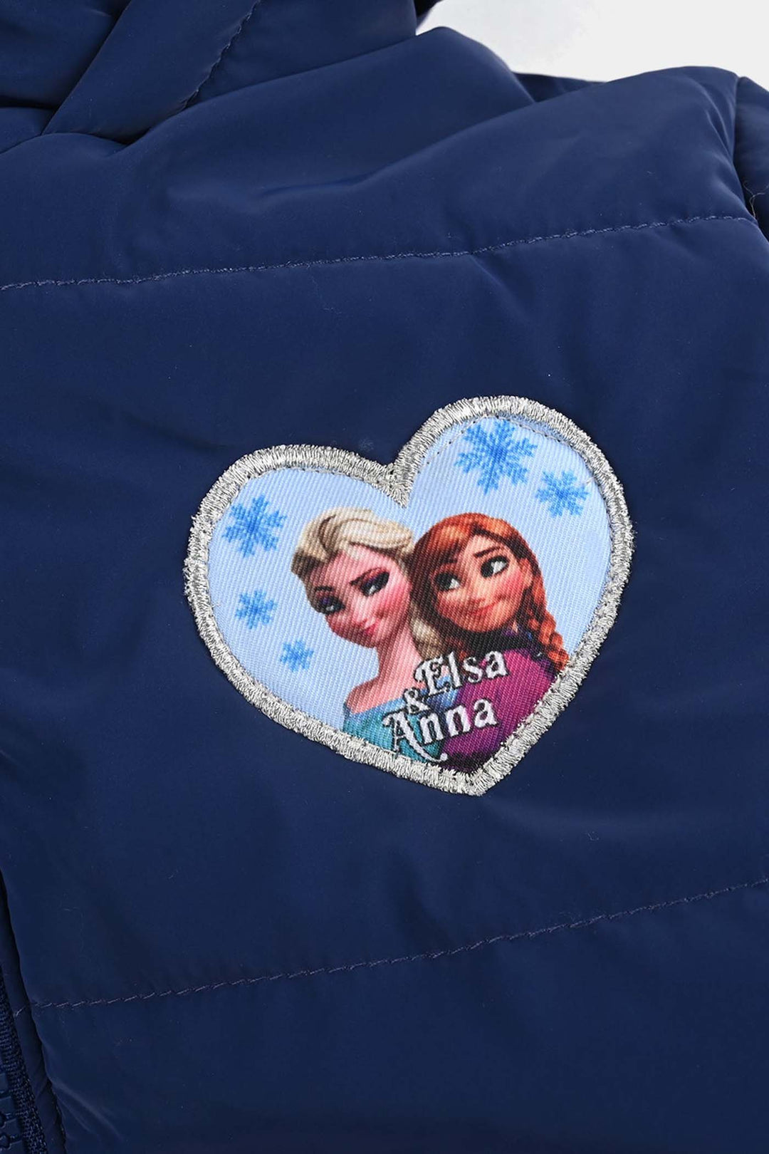 Girls Quilted Jacket F/S -NAVY