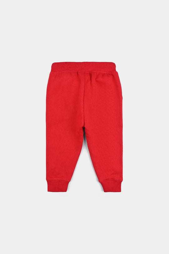 Infant Boys Fleece Pajama - Red