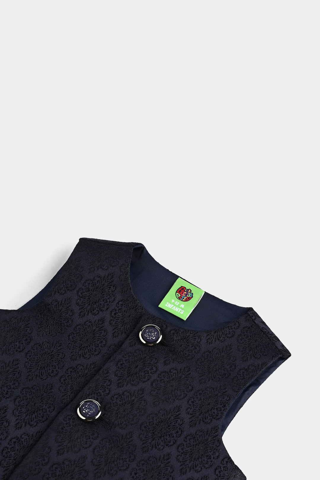 Infant Boys Poly Viscose Waist coat (Royal)-NAVY