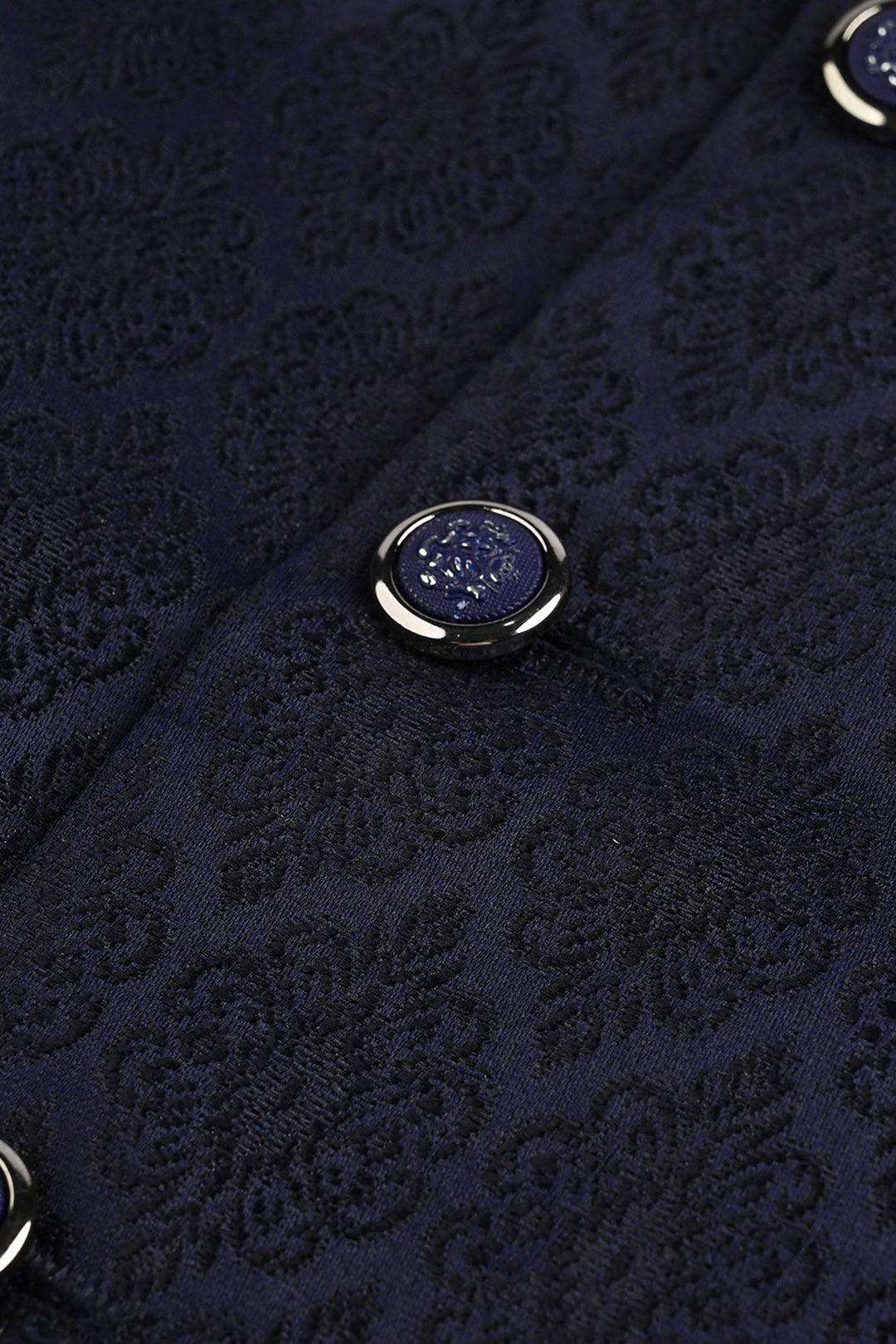 Infant Boys Poly Viscose Waist coat (Royal)-NAVY