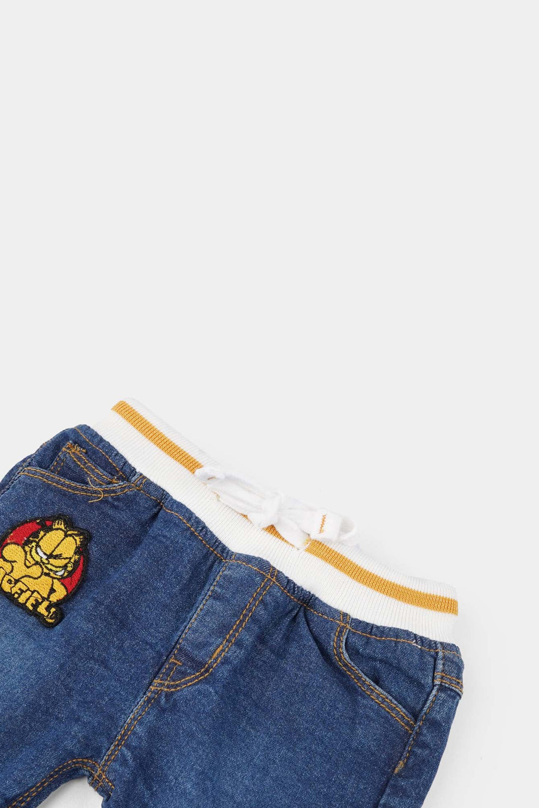 Infant Boys Denim Stretch Pant Garfield-DARK BLUE